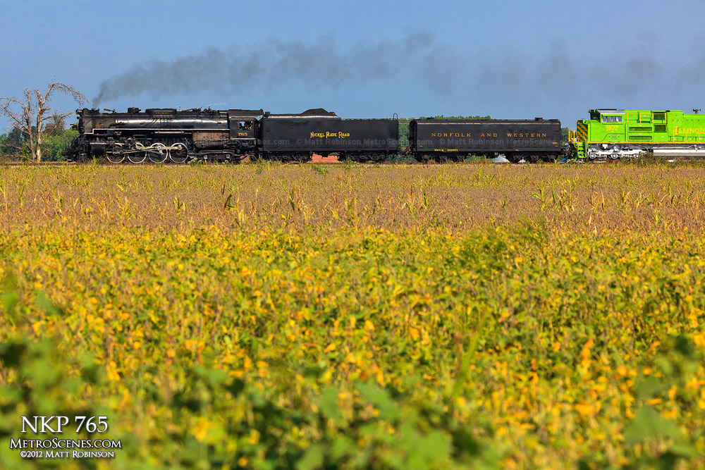 Yellow Steam Train