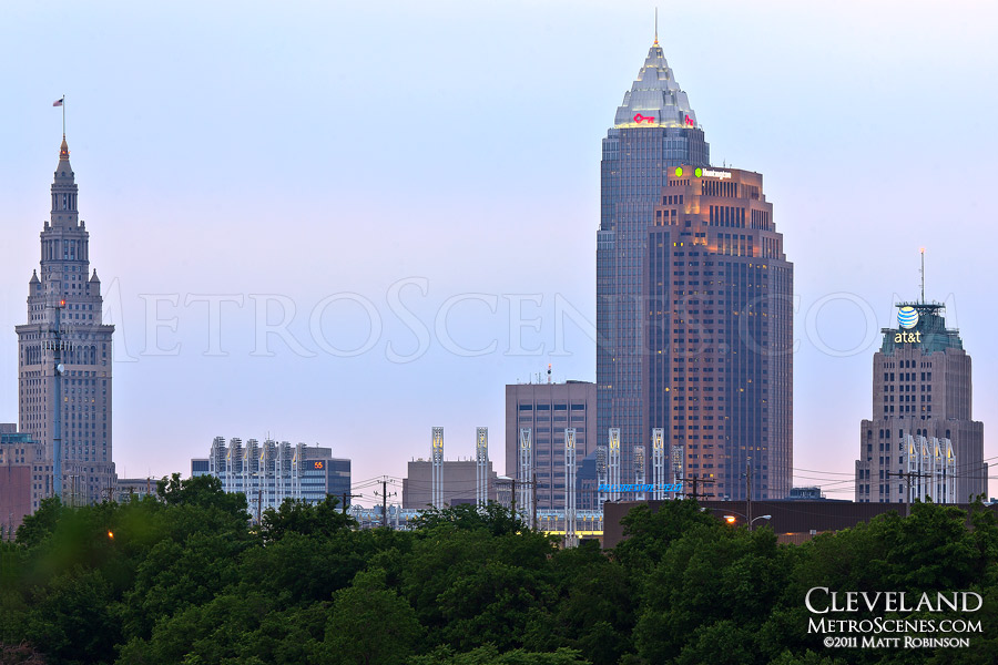 Cleveland Skyline from 34th Street