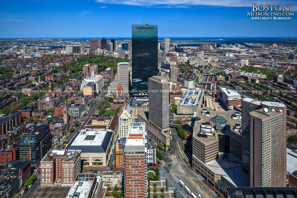 Boston as seen from the Prudential Center Skywalk Observatory