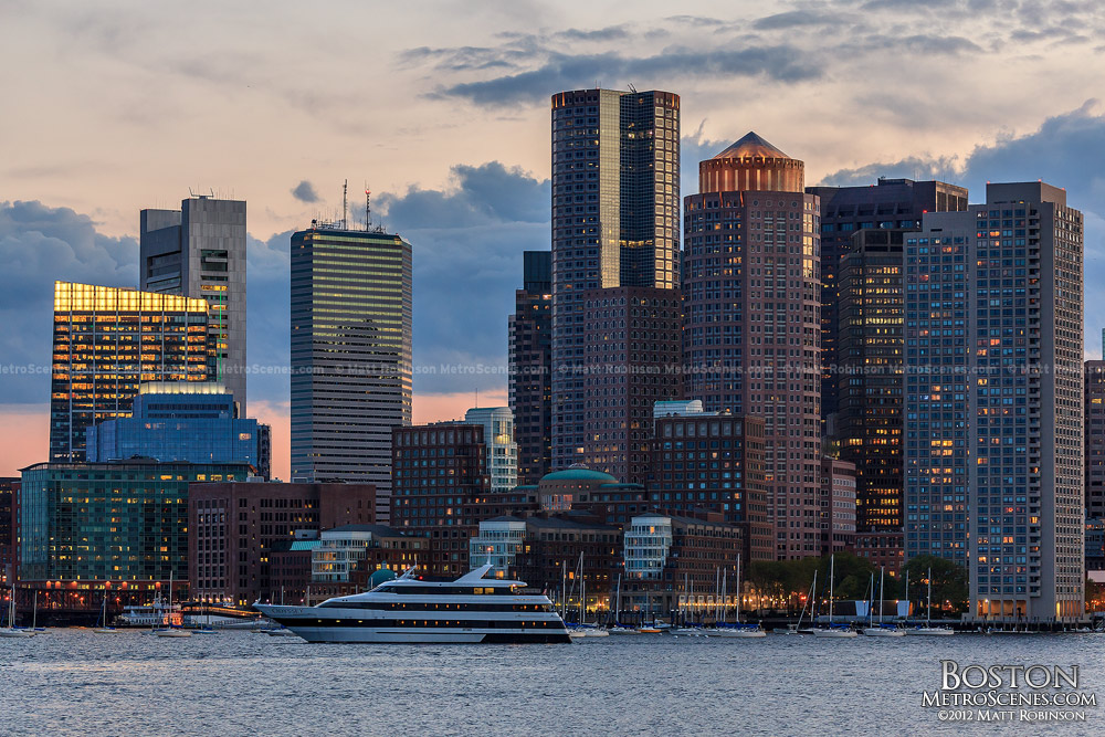 Boston Harbor with Skyline