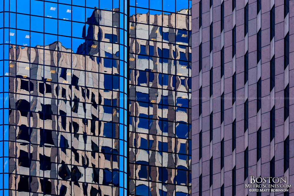 Boston office tower Reflections