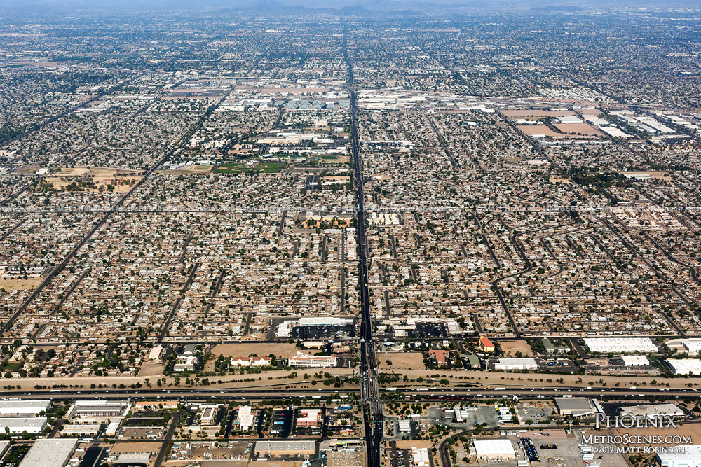 Aerial over Phoenix City