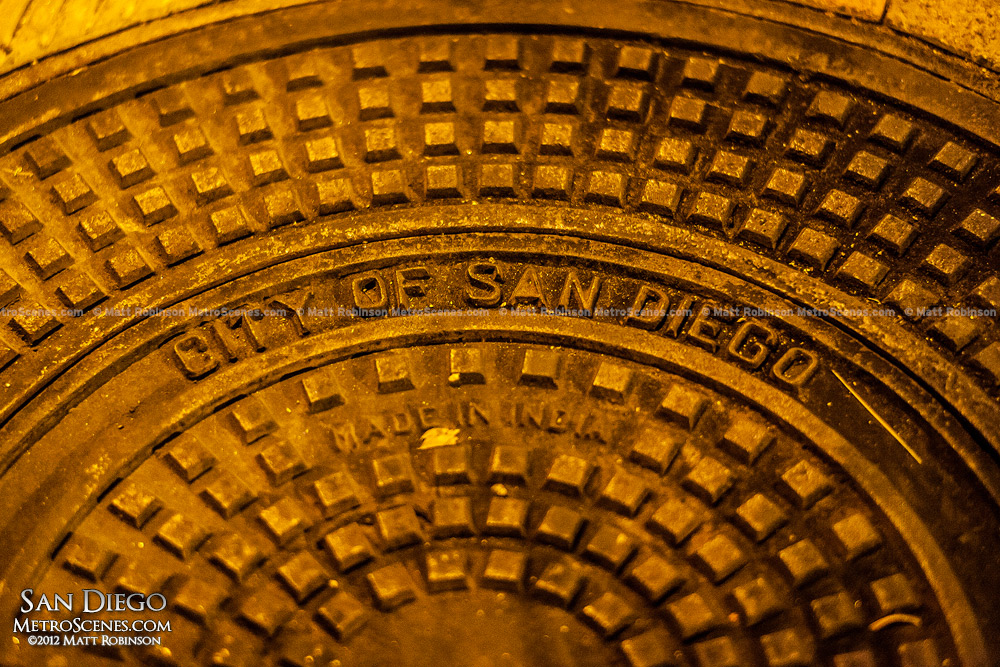 San Diego Man hole cover