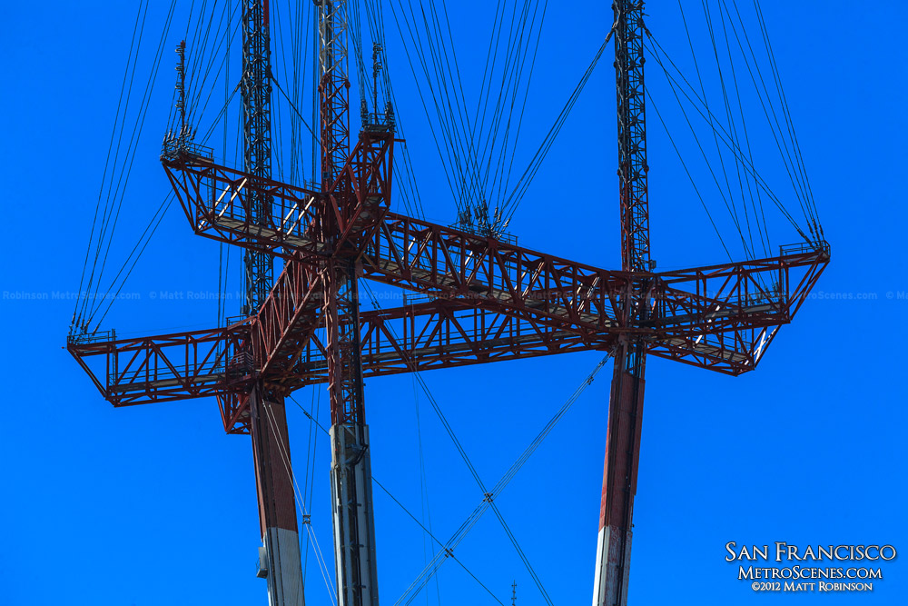 Close up of Sutro Tower - San Francisco