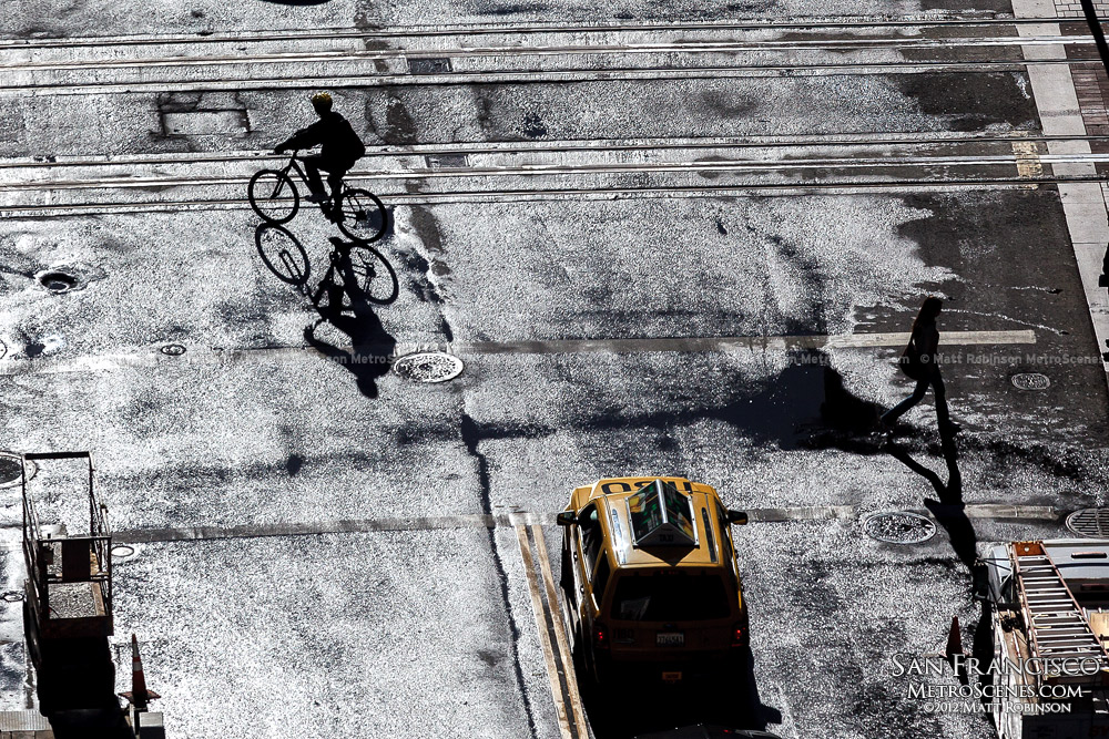 Morning Bicycle shadow