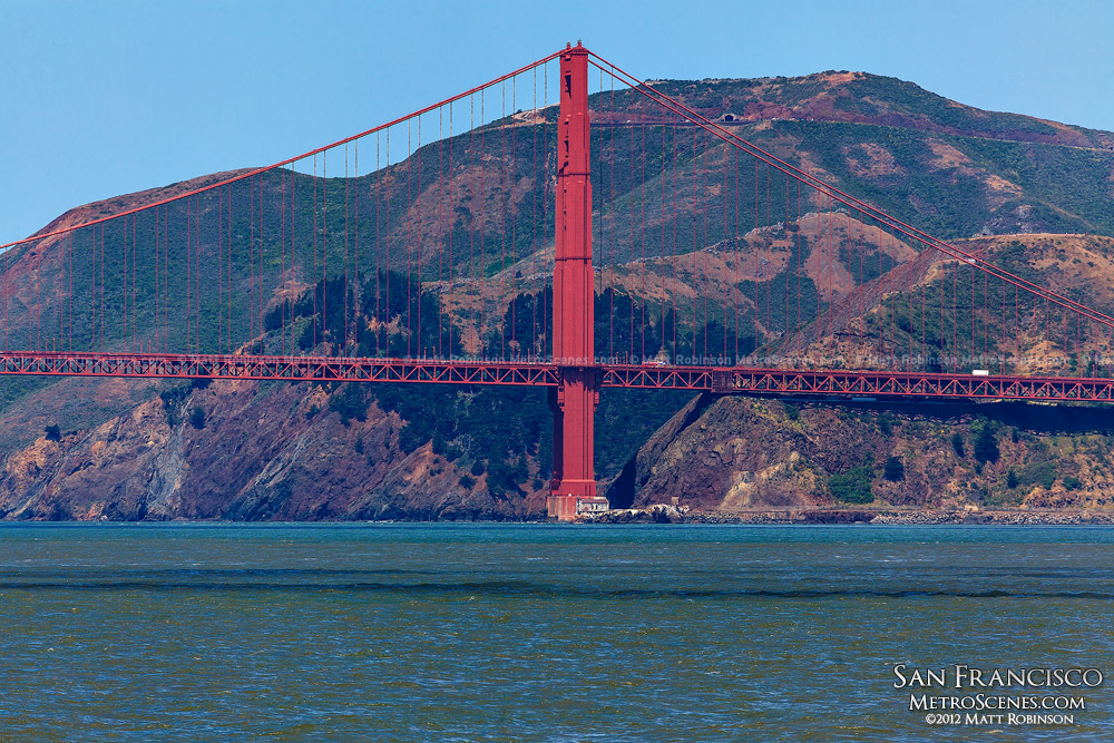 Golden Gate Bridge from Alcatraz Ferry