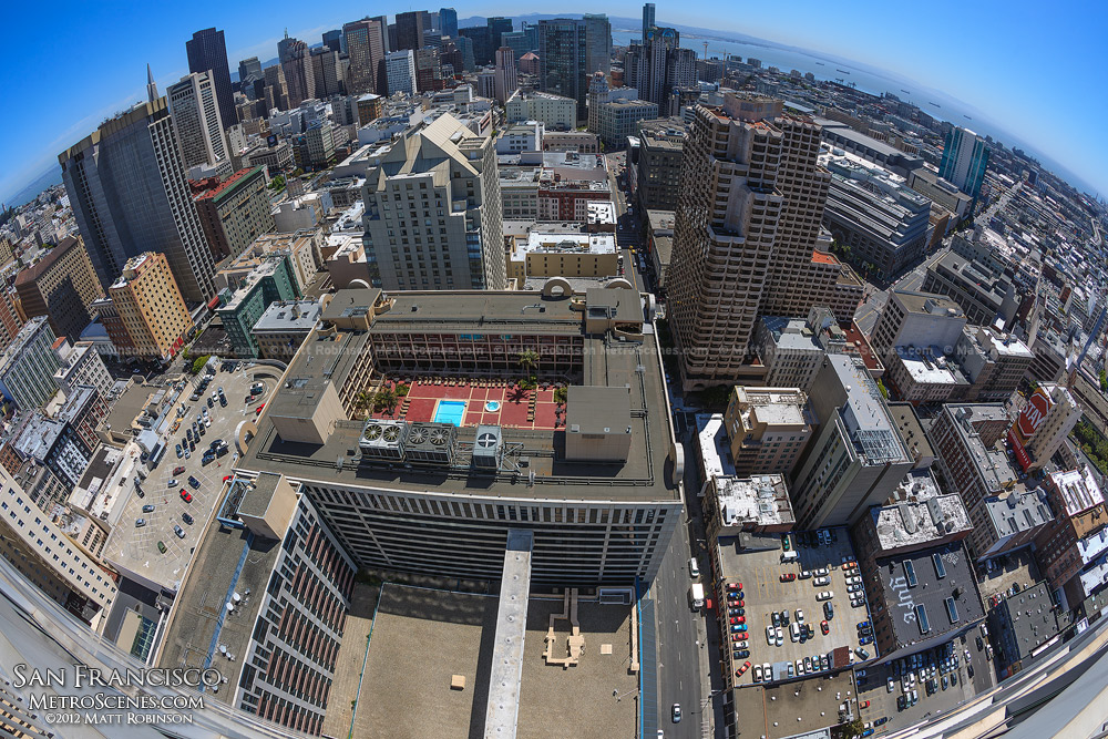 View from the Hilton San Francisco on O'Farrell Street