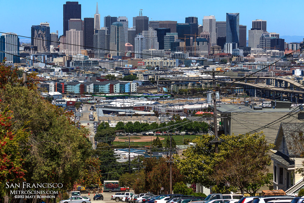 Potrero Hill view of San Francisco