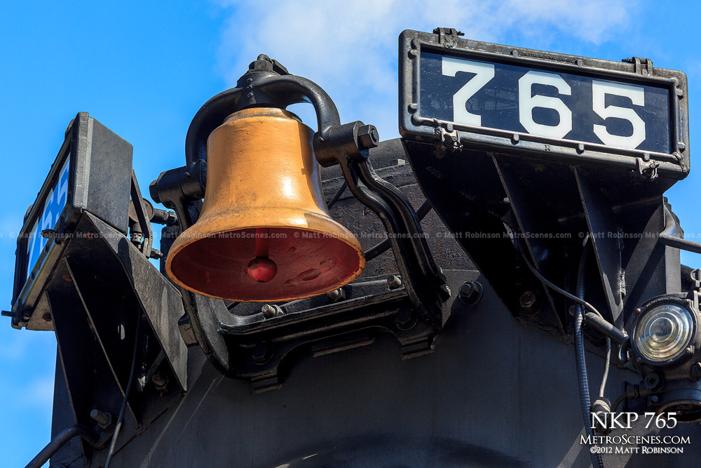 NKP 765 bell and number plate