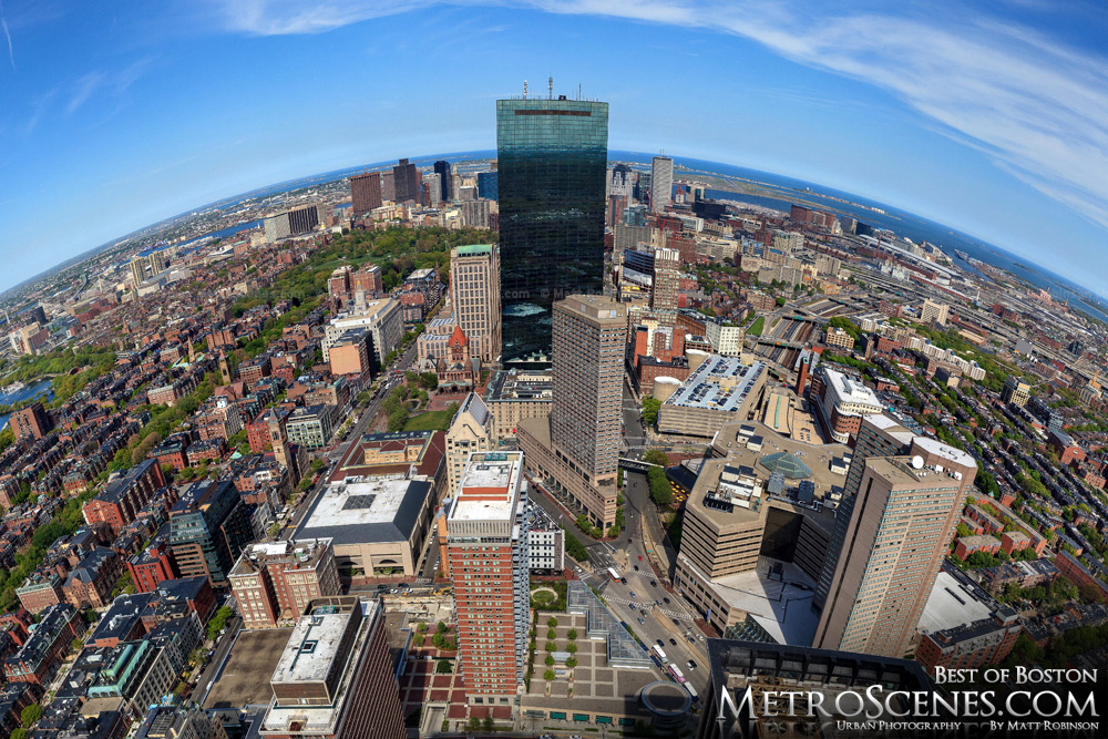 Boston as seen from the Prudential Center Skywalk Observatory