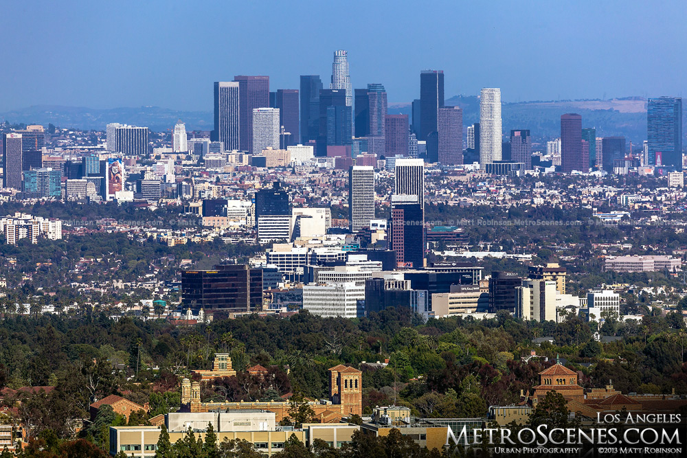 Los Angeles Skyline seen from the Getty Center