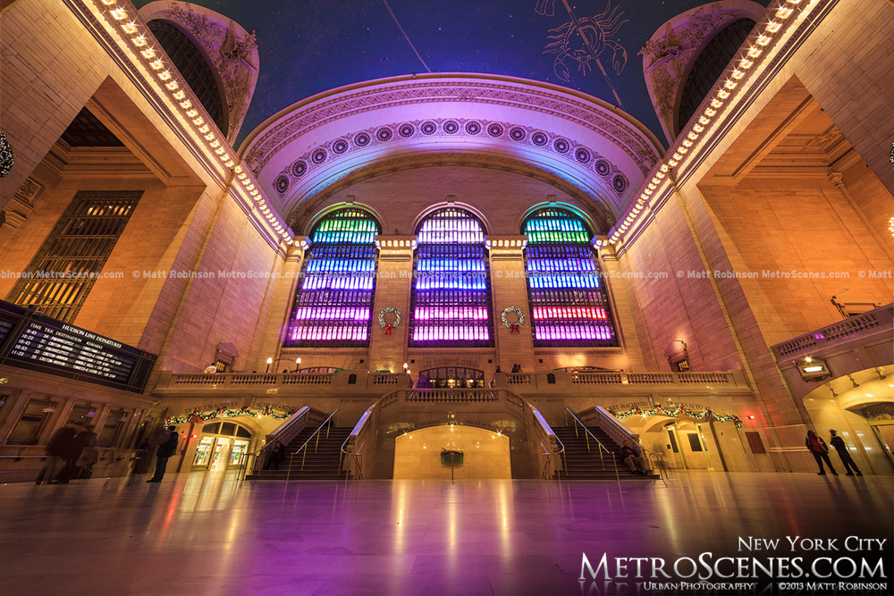 Centennial Holiday Light Show at Grand Central Terminal