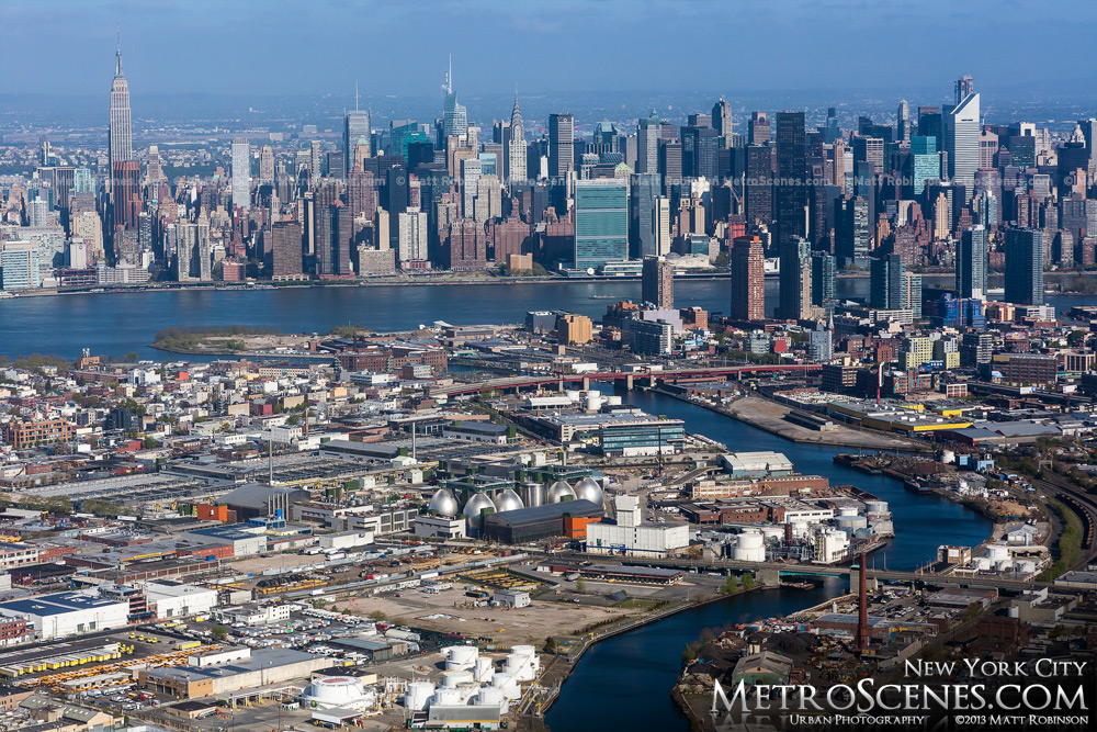 New York City Aerial with Queens May 2013