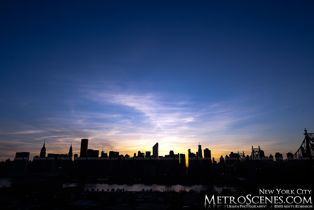 New York Skyline Silhouette 