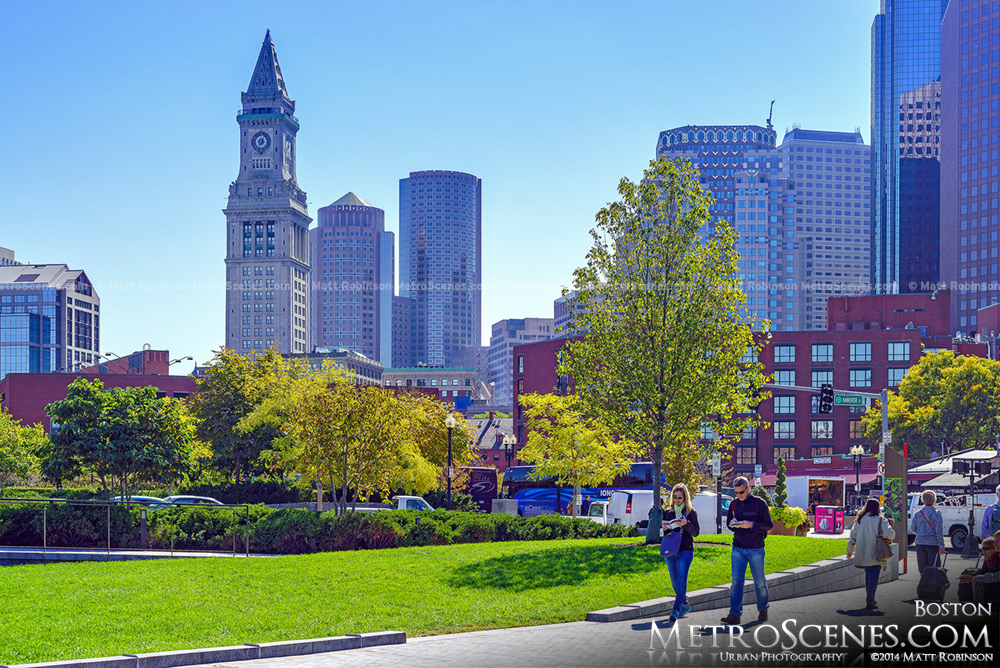 Early Fall from the Rose Fitzgerald Kennedy Greenway