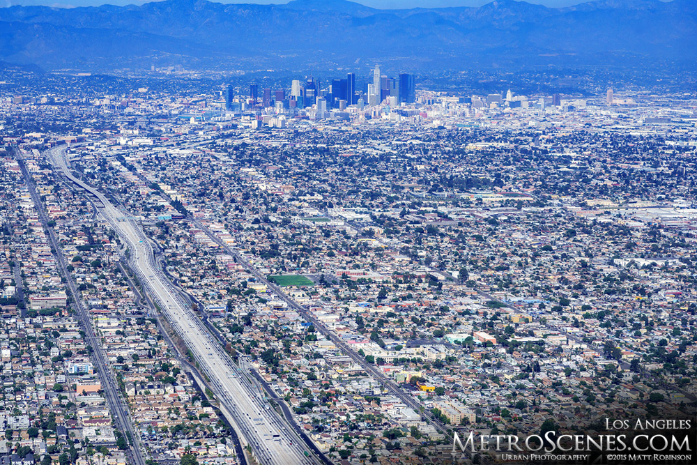 Aerial over Los Angeles