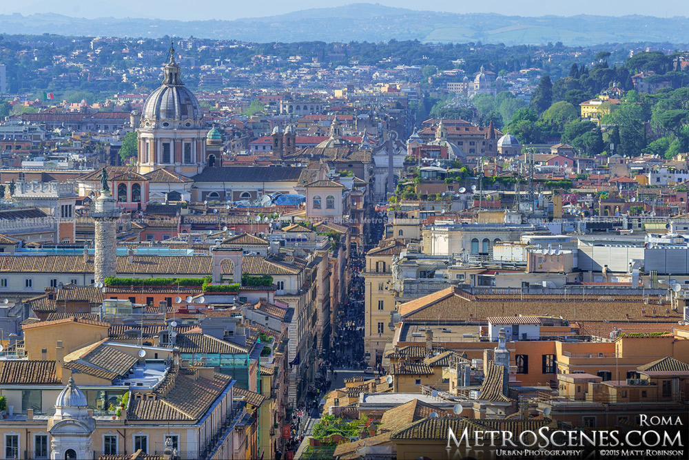 View of Rome from Altare della Patria