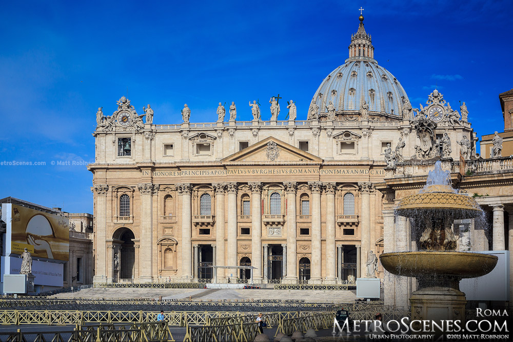 Vatican City Blue Sky