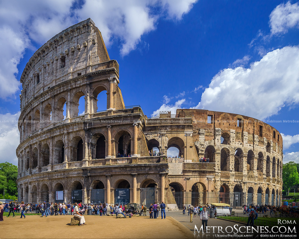 The Colosseum in the daytime