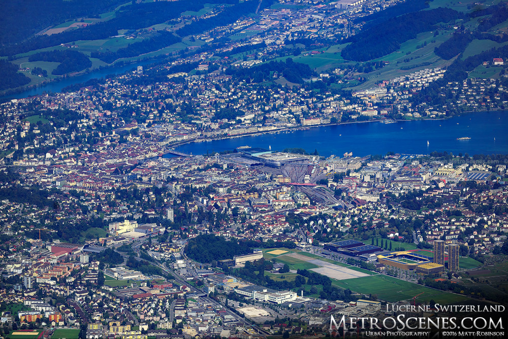 Lucerne, Switzerland from Mount Pilatus