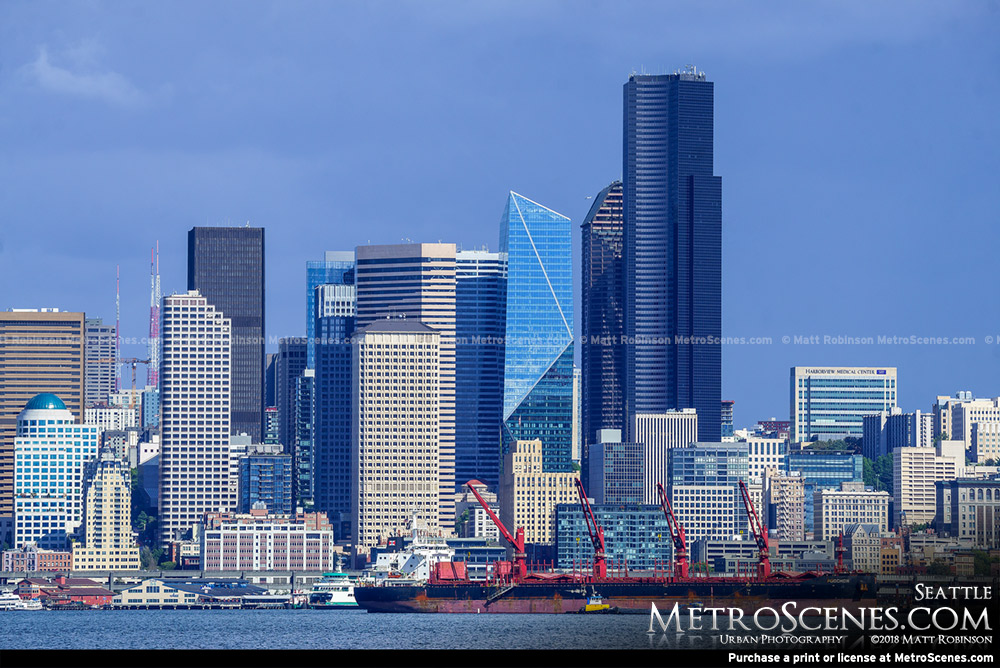 Seattle Skyline from Alki Beach