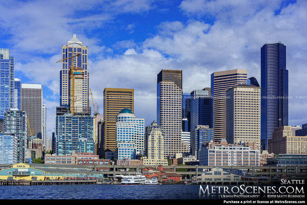 Seattle skyline from Elliot Bay